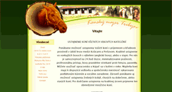 Desktop Screenshot of konskymajer.net